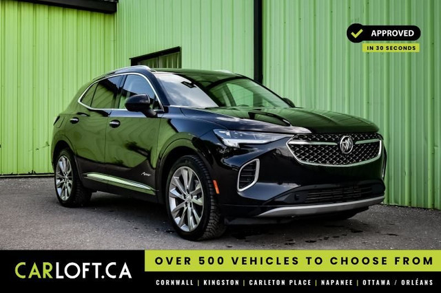 2022 Buick Envision Avenir • SUNROOF • BOSE AUDIO • HUD • LEATHE in Cars & Trucks in Cornwall