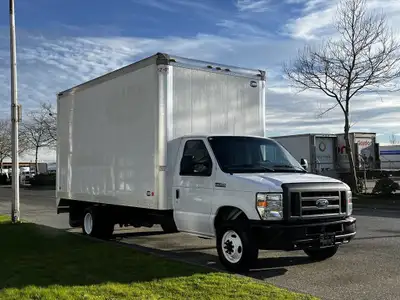 2019 Ford E-450 15FT Cube Van Box measurements 15FT 9in. Long 7FT 8in. Wide 8FT 2in. High Certificat...