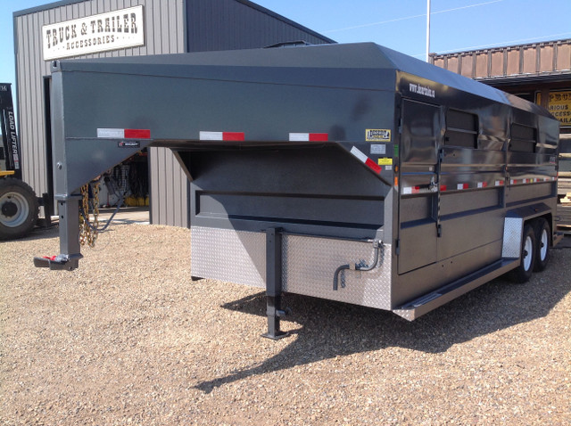 2025 NORBERT'S STG7520-27 GN STOCK TRAILER in Cargo & Utility Trailers in Calgary
