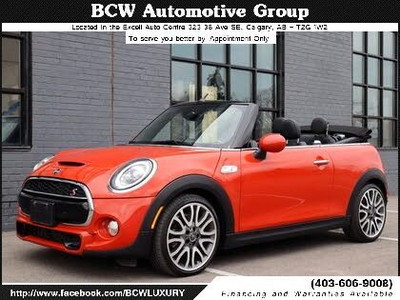 SOLD! 2019 MINI Convertible Cooper S Low Km Fully Certified 