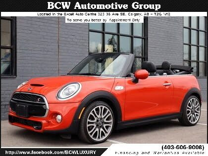 SOLD! 2019 MINI Convertible Cooper S Low Km Fully Certified  in Cars & Trucks in Calgary