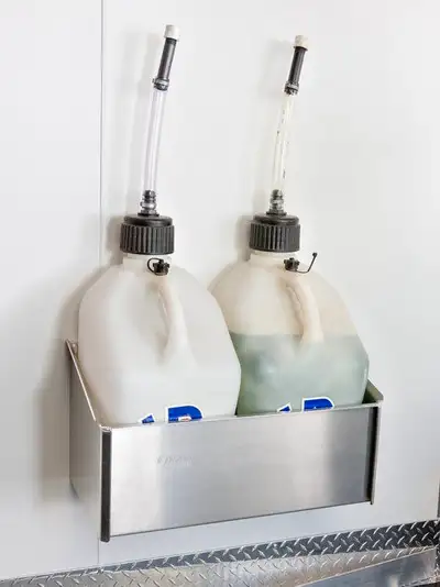 We offer a way to keep your race fuel from sliding around the trailer while traveling. They are avai...