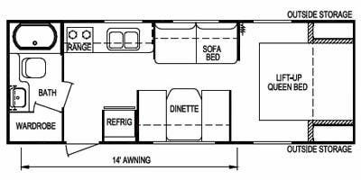 2012 Skyline Aljo 207 ***Couple*** in Travel Trailers & Campers in Thetford Mines - Image 2