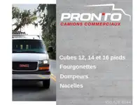 2012 GMC Savana Cube, Cargo, Reefer, Dompeur, Nacelle, Tout Équ