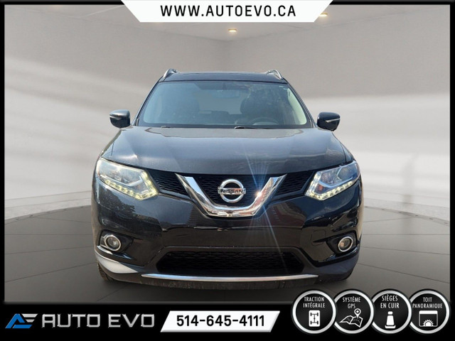 2016 Nissan Rogue SL AWD * GPS * TOIT PANO * CUIR * CAMERA * MAG in Cars & Trucks in City of Montréal - Image 2