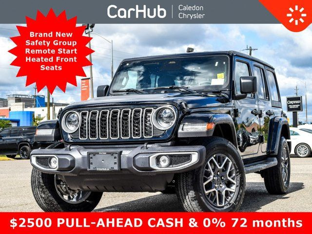 2025 Jeep Wrangler Sahara 4Door Freedom Top 12.3Display Blind in Cars & Trucks in Mississauga / Peel Region