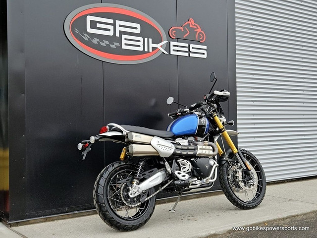  2019 Triumph Scrambler 1200 XE Cobalt Blue in Street, Cruisers & Choppers in Oshawa / Durham Region - Image 3