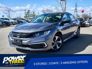 2021 Honda Civic LX | LANE KEEP ASSIST | HEATED SEATS | CARPLAY | ANDROID AUTO