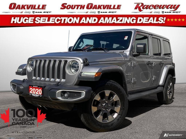 2020 Jeep Wrangler 4DR SAHARA | CLEAN CARFAX | LOCAL TRADE | in Cars & Trucks in Oakville / Halton Region