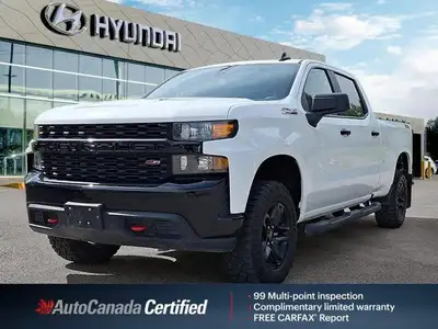 Unleash the power of the 2022 Chevrolet Silverado 1500 LTD Custom Trail Boss. This robust crew cab p...
