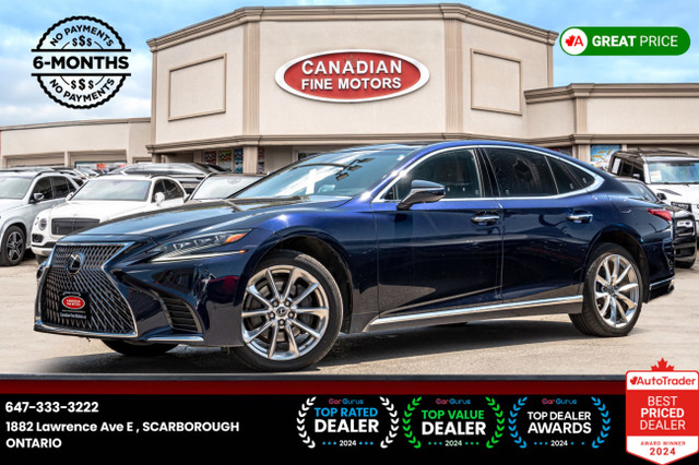 2018 Lexus LS LS 500 AWD | REAR ENTERTAINMENT | HUD | PANO | NAV in Cars & Trucks in City of Toronto