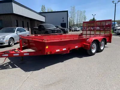  2012 Canadian Trailer Company Other 7 x 16 Flat Deck Trailer wi