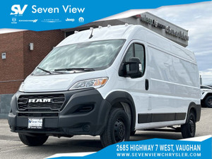 2023 RAM ProMaster 2500 High Roof 159  WB ONLY 18,000 KM'S