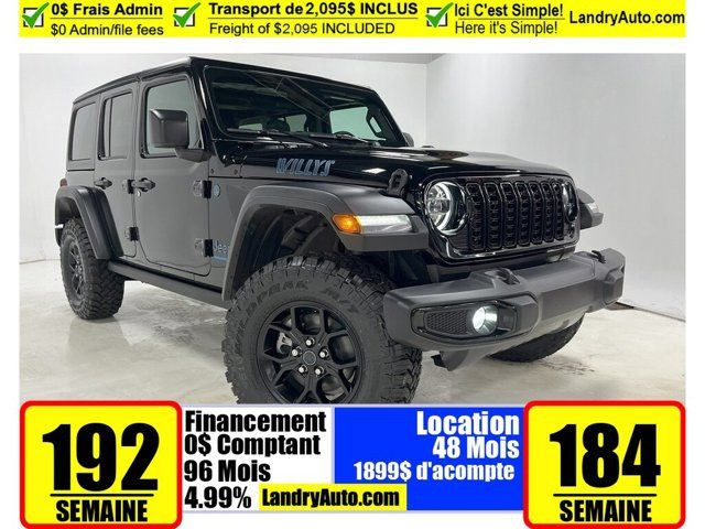 2025 Jeep Wrangler 4xe Willys in Cars & Trucks in Laval / North Shore