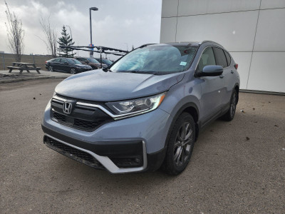 2021 Honda CR-V Sport 4WD Moonroof, Heated Steering, Apple Carpl