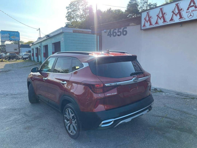 2021 Kia Seltos SX Turbo AWD T-GDI Leather Sunroof HTD/Cooling S in Cars & Trucks in City of Toronto - Image 2