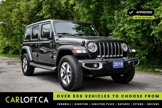 2018 Jeep Wrangler Unlimited Sahara • HEATED SEATS/STEERING • NA in Cars & Trucks in Cornwall - Image 2