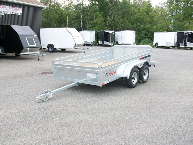  2024 K-Trail 66in. X 123in. 2 ESSIEUX PANEAU OUVRANTET RAMPE VT in Cargo & Utility Trailers in Laval / North Shore - Image 2
