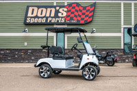 2024 HDK Electric Vehicles Classic 2 Golf Cart White