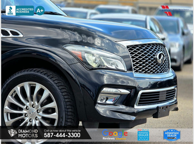 2016 Infiniti QX80 4WD 4dr 8-Passenger in Cars & Trucks in Edmonton - Image 4