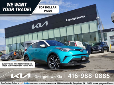  2018 Toyota C-HR XLE 2.0L FWD | HTD SEATS | BU CAM | ALLOYS