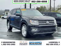 Recent Arrival! Odometer is 46545 kilometers below market average! Black 2019 Volkswagen Atlas Execl... (image 3)