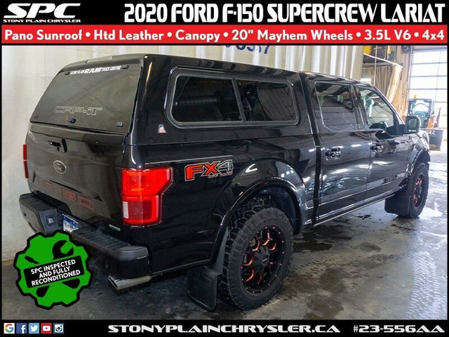  2020 Ford F-150 LARIAT - Sunroof, Canopy, 20" Rims, 3.5L V6 in Cars & Trucks in St. Albert - Image 4