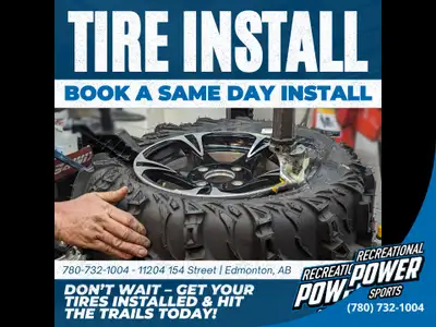 We stock tires and rims of all sizes to fit any SxS, UTV, or ATV Including; Can Am, Polaris, Honda,...