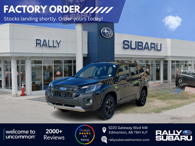 2024 Subaru Forester Wilderness - AVAILABLE TO FACTORY ORDER!! in Cars & Trucks in Edmonton