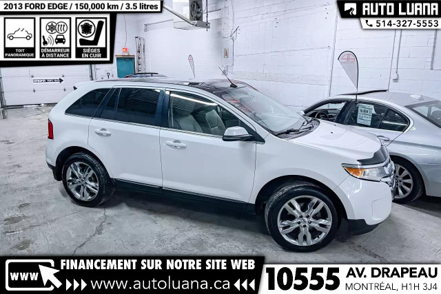 2013 FORD Edge Limited AWD/GPS/TOIT PANO/CUIR/CAMERA/DEMARREUR in Cars & Trucks in City of Montréal - Image 3