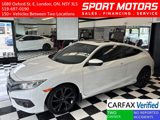 2018 Honda Civic EX-T COUPE w/Honda Sensing+Roof+CLEAN CARFAX in Cars & Trucks in London
