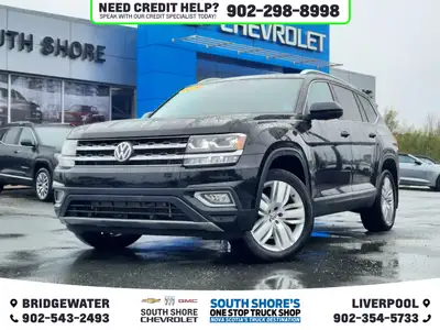 Recent Arrival! Odometer is 46545 kilometers below market average! Black 2019 Volkswagen Atlas Execl...