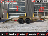 2024 Double A Trailers Utility Trailer 83in. x 14' (7000LB GVW)