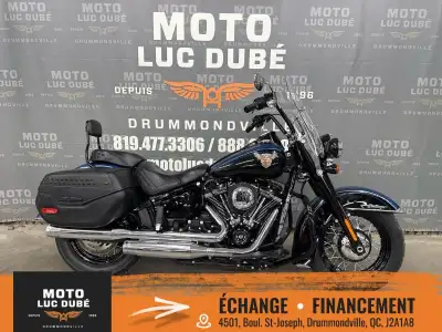 Harley-Davidson FLHCS Heritage Classic 114 2018 26 887 KM MOTO CANADIENNE EDITION ANNIVERSAIRE ALARM...
