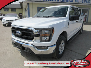 2023 Ford F 150 LIKE NEW XLT-MODEL 6 PASSENGER 2.7L - ECO-BOOST.. 4X4.. CREW-CAB.. SHORTY.. HEATED SEATS.. BACK-UP CAMERA.. BLUETOOTH SYSTEM..