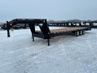 2024 SWS 30' Gooseneck Trailer (3) 7K Axles