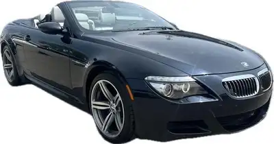 BMW M6 CONVERTIBLE 2008 + 10 CYLINDRES 5.0L + SEULEMENT 26000 KILOS + AUTOMATIQUE DSG + TOUTE ÉQUIPÉ...