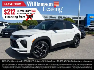 2023 Iridescent Pearl Tricoat Chevrolet TrailBlazer RSSunroof | Power Liftgate | Heated WheelAWD | P...