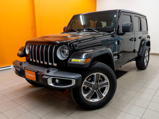 2020 Jeep Wrangler SAHARA 4X4 *SIÈGES / VOLANT CHAUFF* CARPLAY U in Cars & Trucks in Laurentides