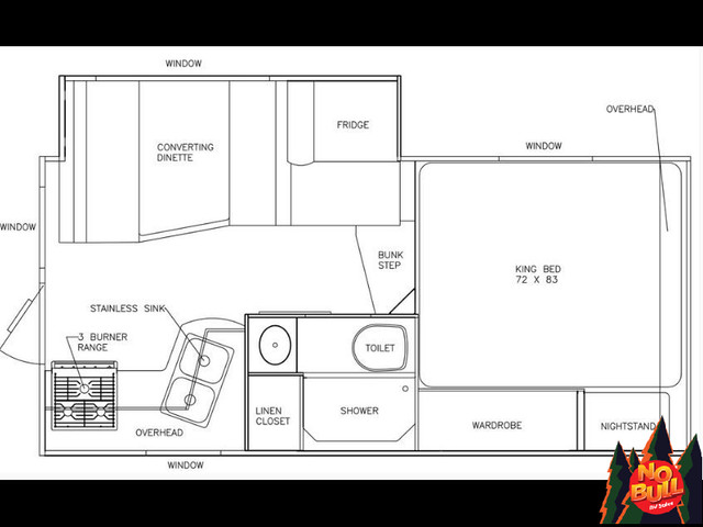 Rugged & Durable Camper for Solo or Couple Campers – $97/wk in Travel Trailers & Campers in Edmonton - Image 3