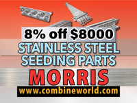 Morris Stainless Steel Seeding Parts For Air Carts & Drills