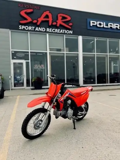 SUPER CLEAN ONE OWNER TRADE! 2024 Honda® CRF110F The Honda CRF110F hits it out of the park when it c...