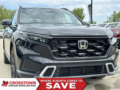 This Honda CR-V Hybrid is equipped with: Perforated Leather-Trimmed Seating Surfaces, Power moonroof...