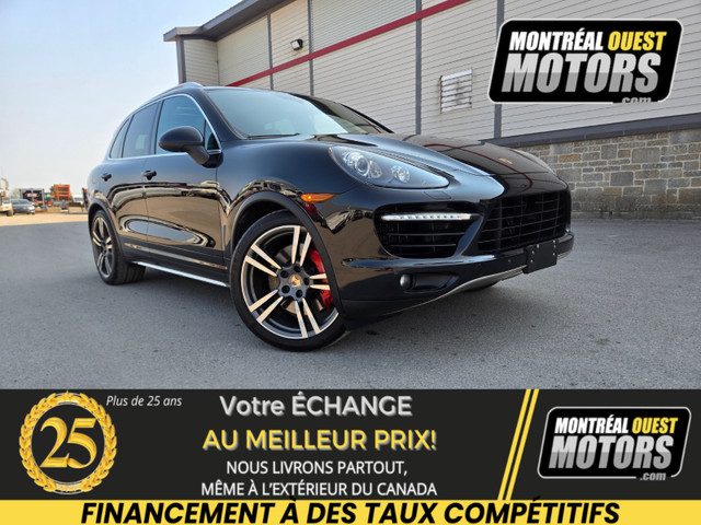2013 Porsche Cayenne Turbo / 500HP / AWD Noir sur Noir in Cars & Trucks in West Island