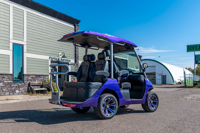 2023 HDK Electric Vehicles D3 Golf Car Purple in ATVs in Edmonton - Image 4