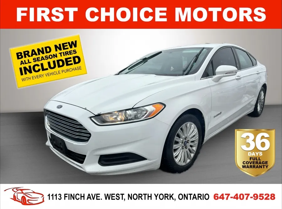2013 FORD FUSION HYBRID SE ~AUTOMATIC, FULLY CERTIFIED WITH WARR