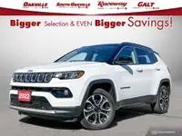  2022 Jeep Compass LIMITED | 4X4 | HEATED SEATS/WHEEL | REMOTE S