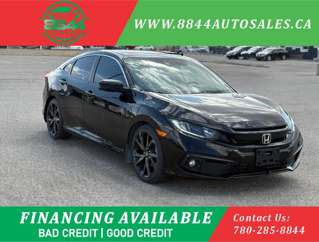 2020 Honda Civic SPORT LOADED DUEL LEATHER, SUNROOF, APPLE CAR P in Cars & Trucks in Calgary - Image 3