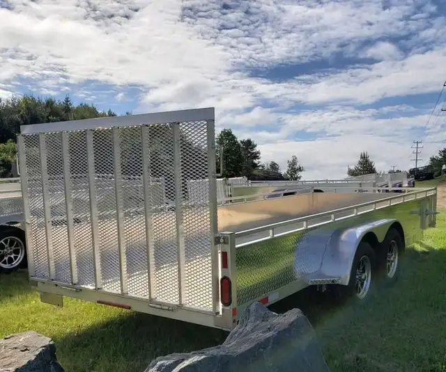 2025 All Aluminum Enbeck 7 x 18' Tandem - 17" sides in Cargo & Utility Trailers in Mississauga / Peel Region - Image 3