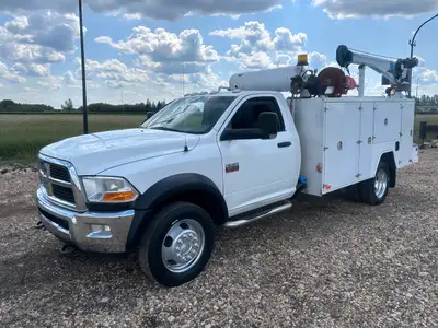2011 Dodge Ram 5500HD Regular Cab 4x4 Service Truck + 6.7L Cummins Diesel + 4x4 W/ AutoMatic Transmi...